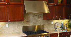 Stainless Steel stove and hood